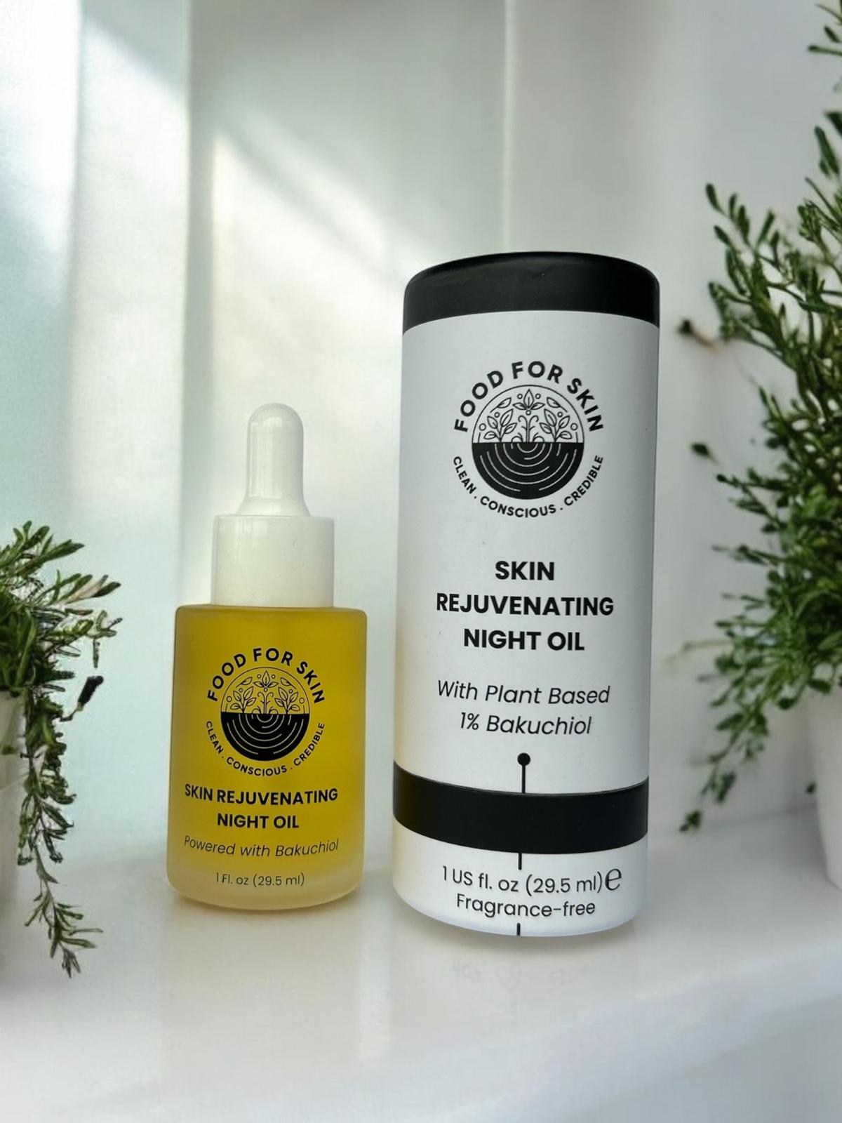 Skin Rejuvenating Bakuchiol Night Oil Unscented (1 fl. oz)